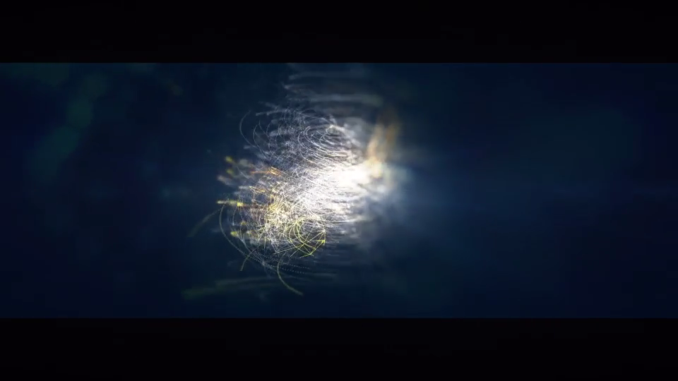 星空粒子光效标志片头