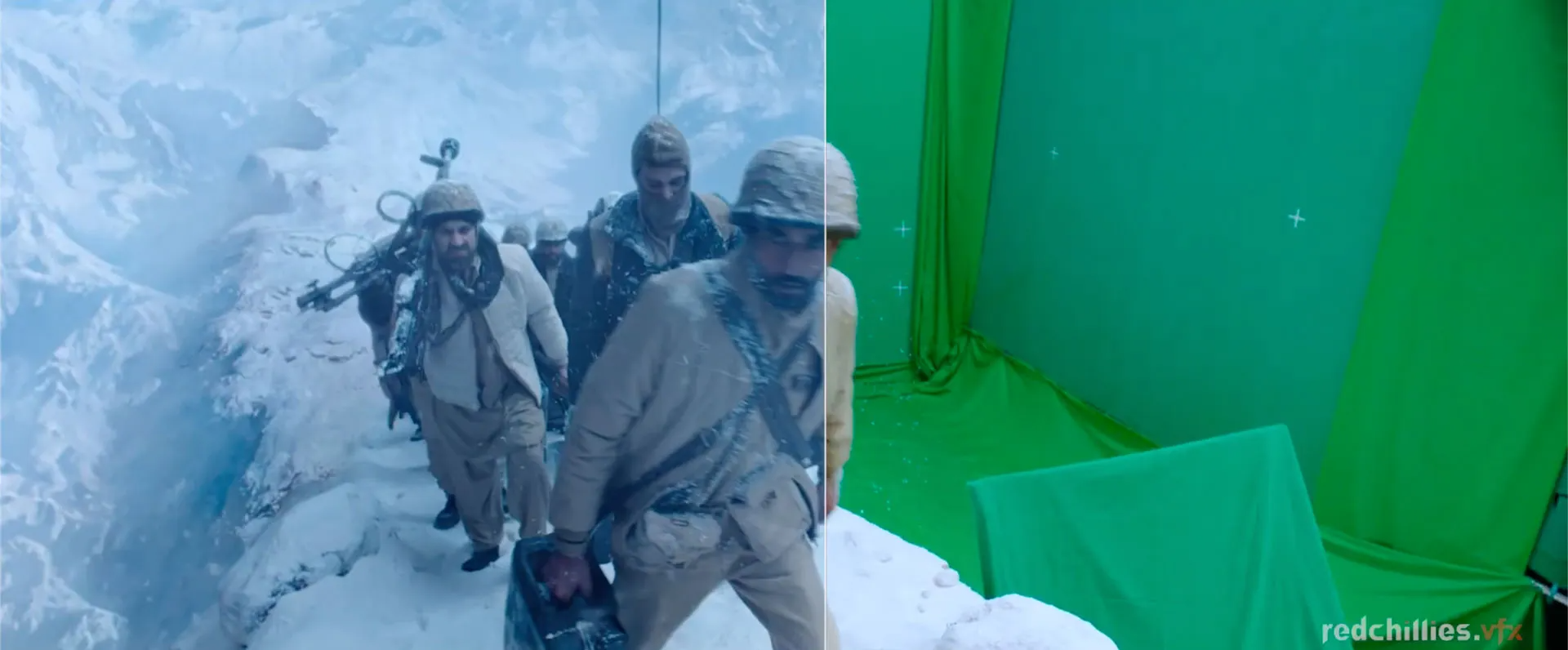 Redchillies VFX制作的《谢尔沙（Shershaah）》-视效解析