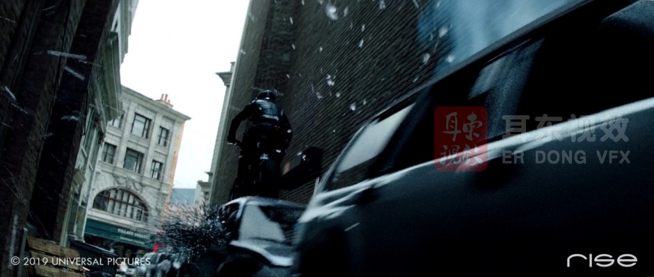 RISE FX的《霍布斯与肖》疯狂摩托车追逐VFX视效分解