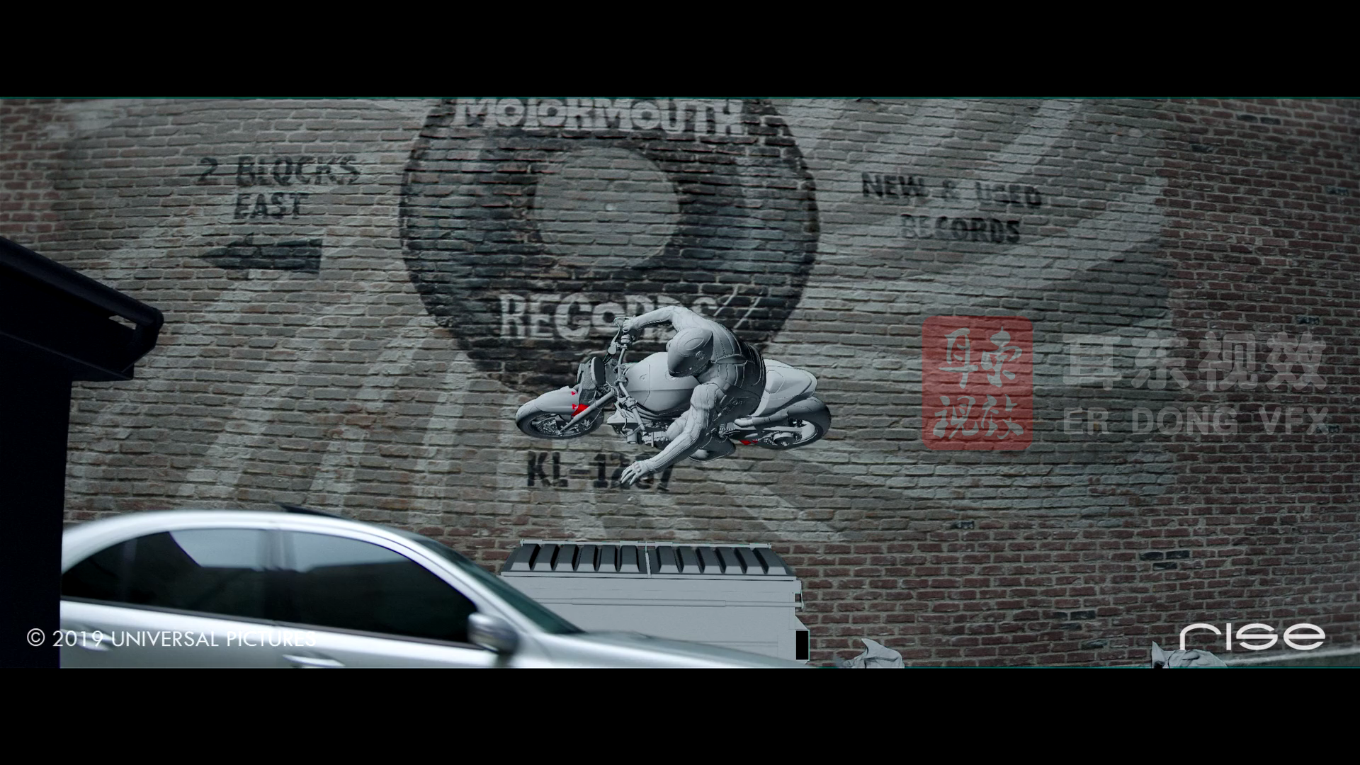 RISE FX的《霍布斯与肖》疯狂摩托车追逐VFX视效分解